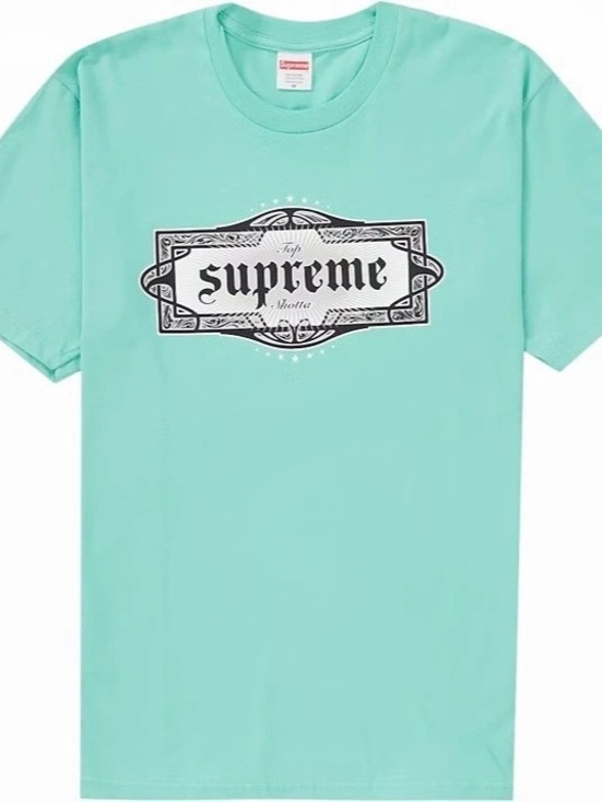 Supreme Other - Supreme Top Shotta Tee Teal SS22, Size Small, Brand New
